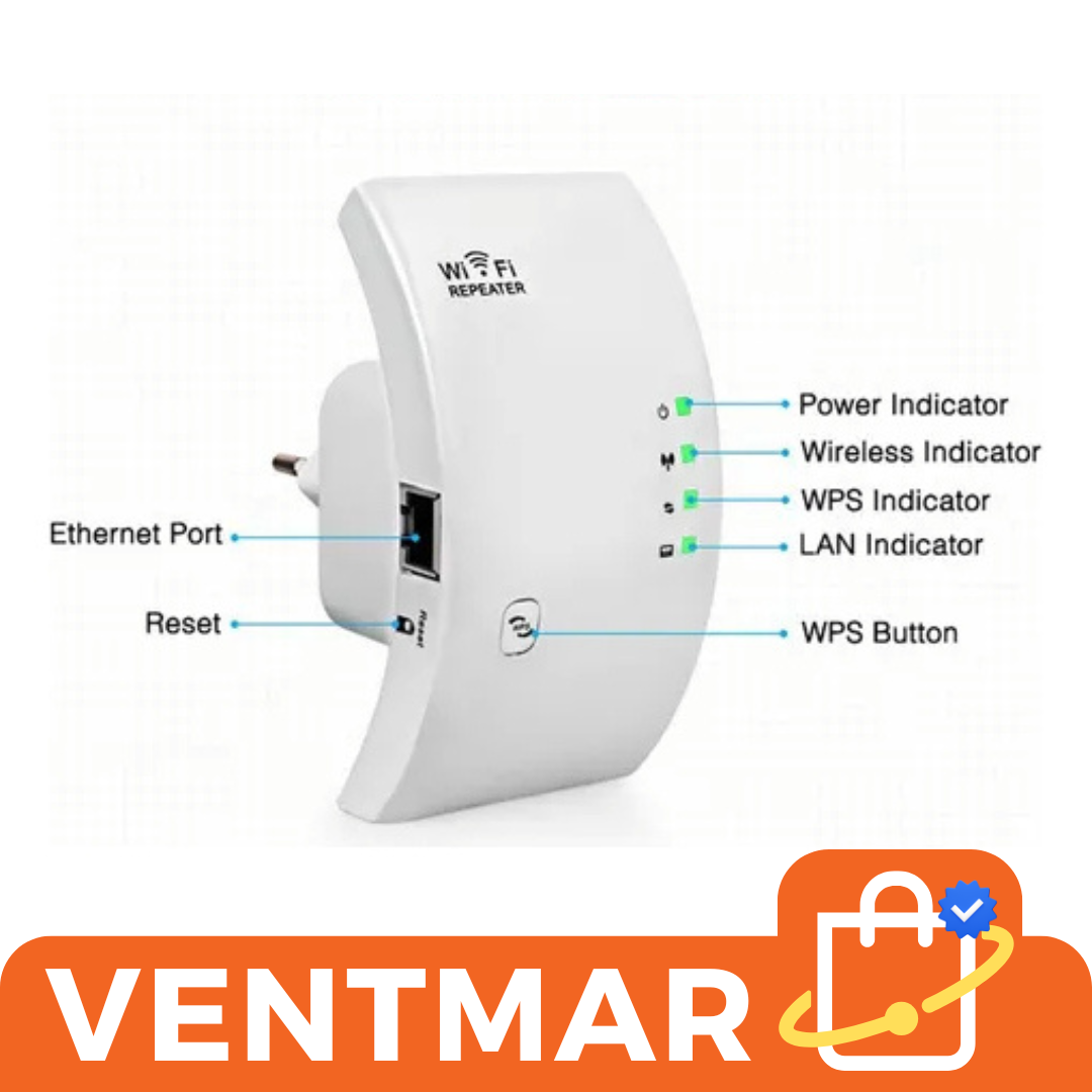 Repetidor WiFi con Puerto Ethernet