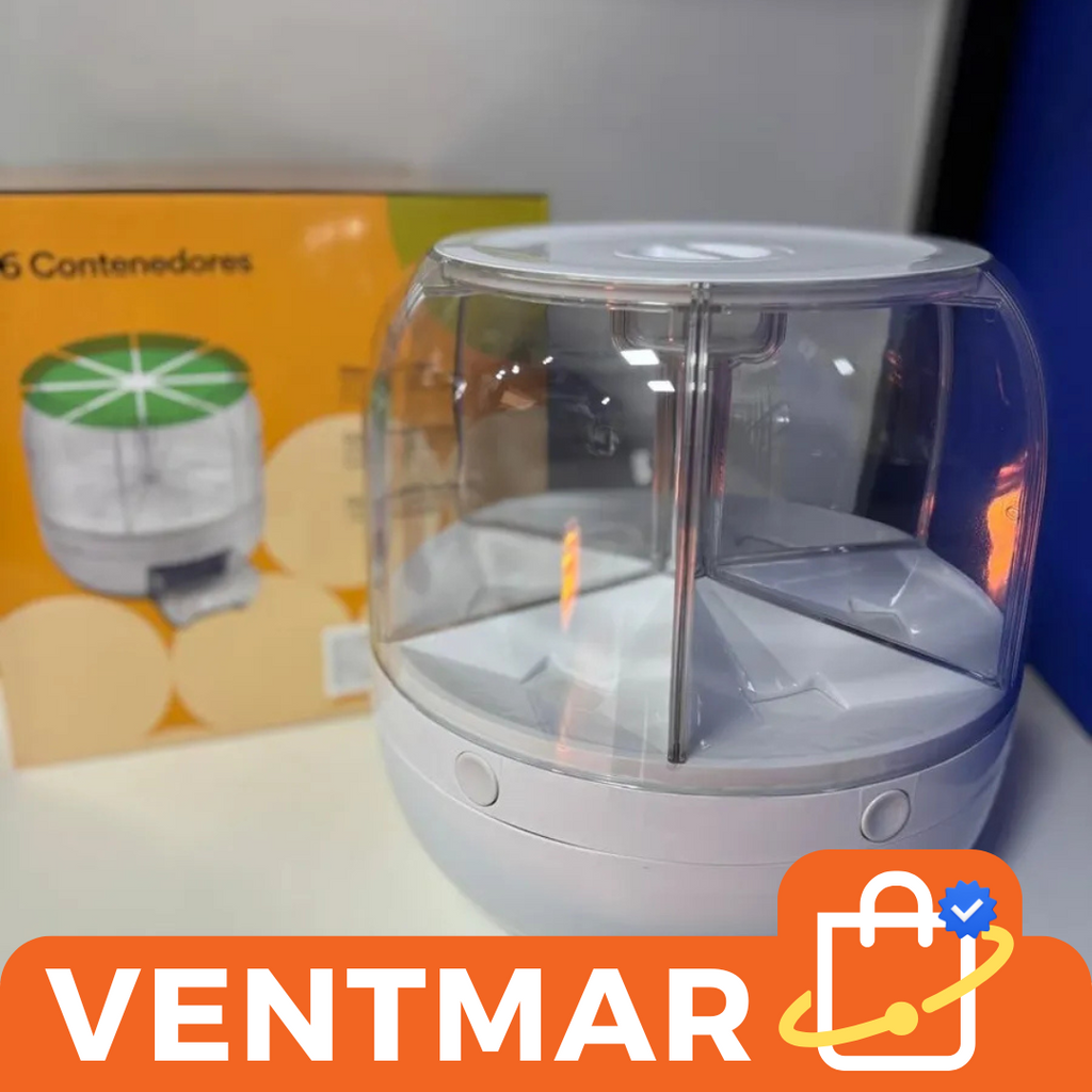 Dispenser Giratorio 6 Compartimentos