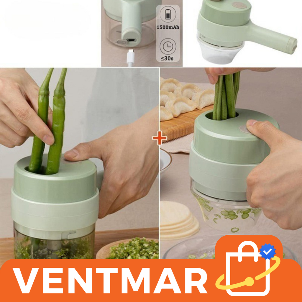 Picadora de Verduras Mini Eléctrica