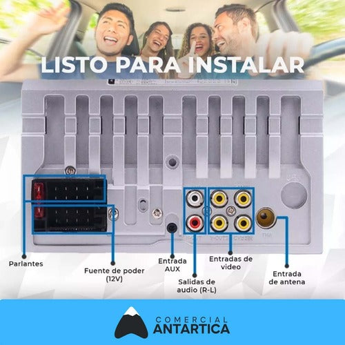 Cámara Retroceso Visión Nocturna Auto
