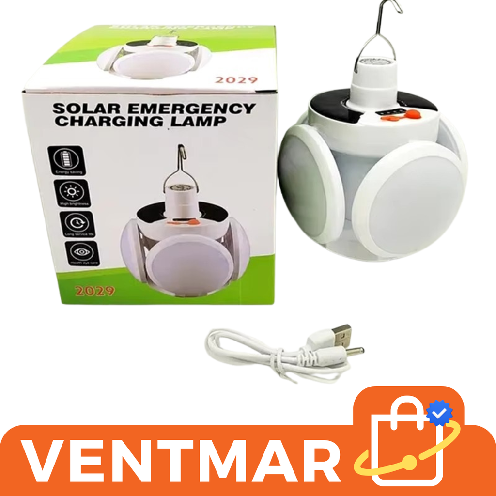 Lámpara Led Solar Colgante Recargable