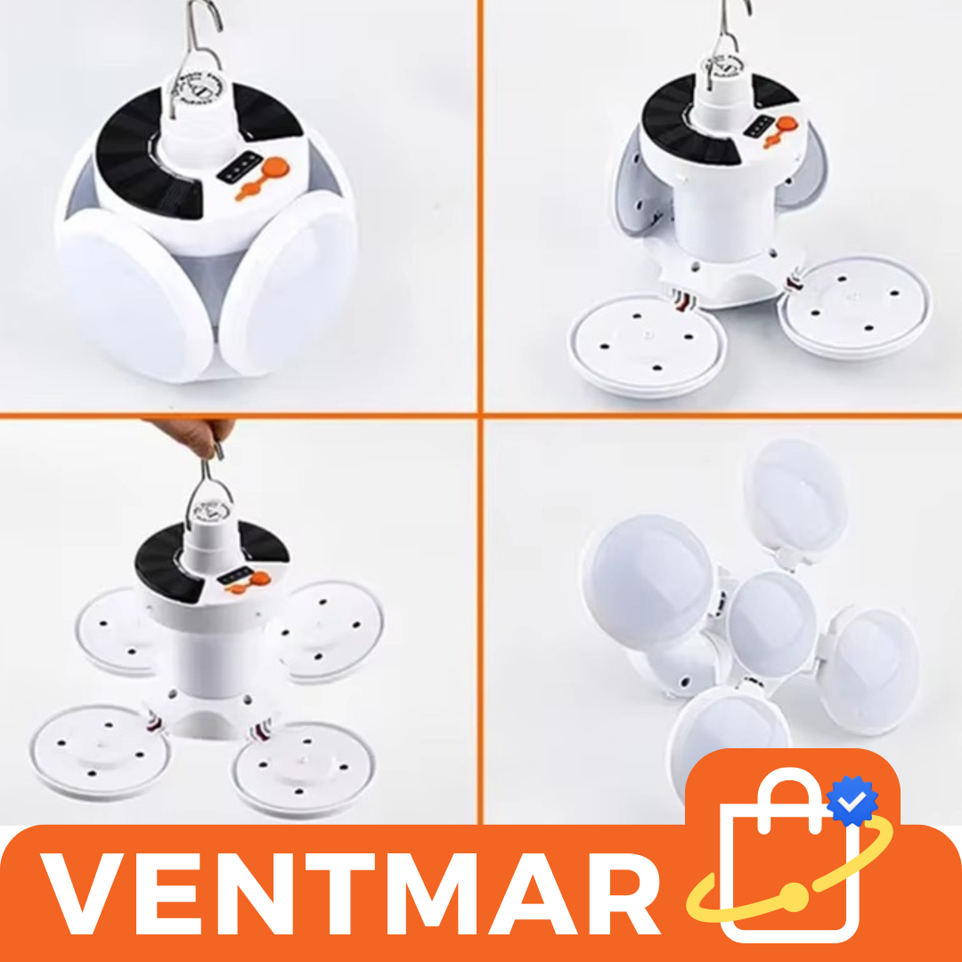 Lámpara Led Solar Colgante Recargable