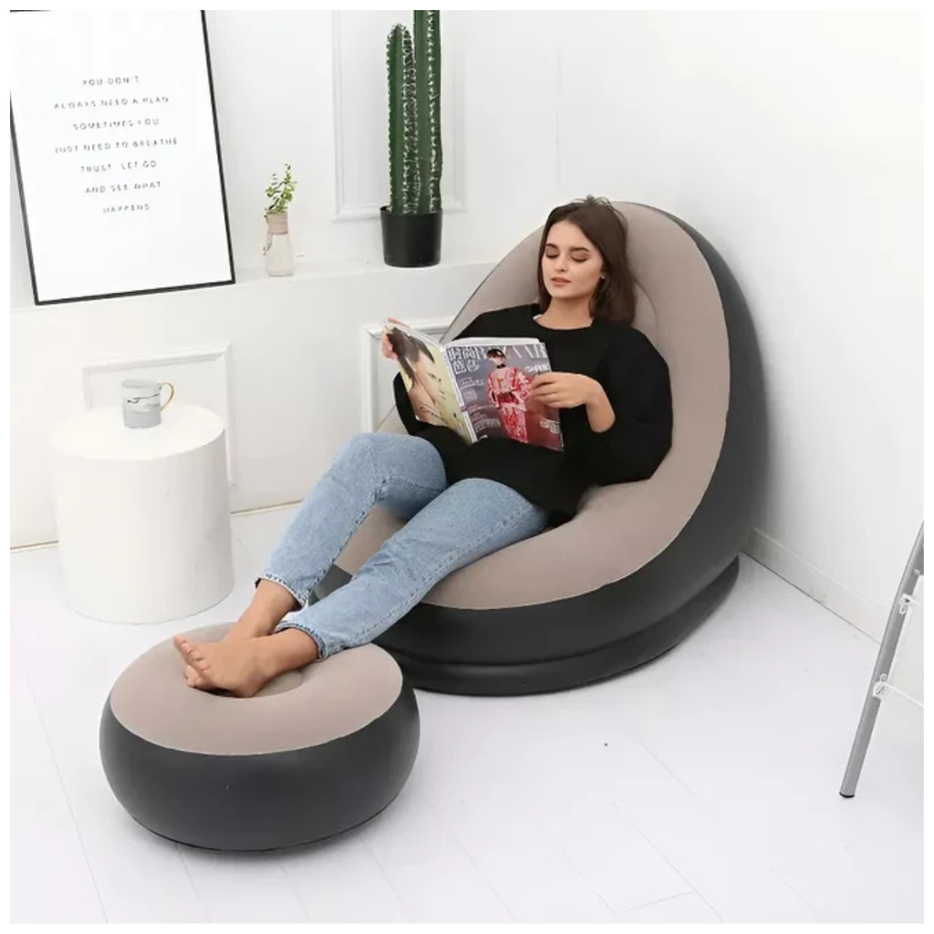 Sillón Inflable + Taburete