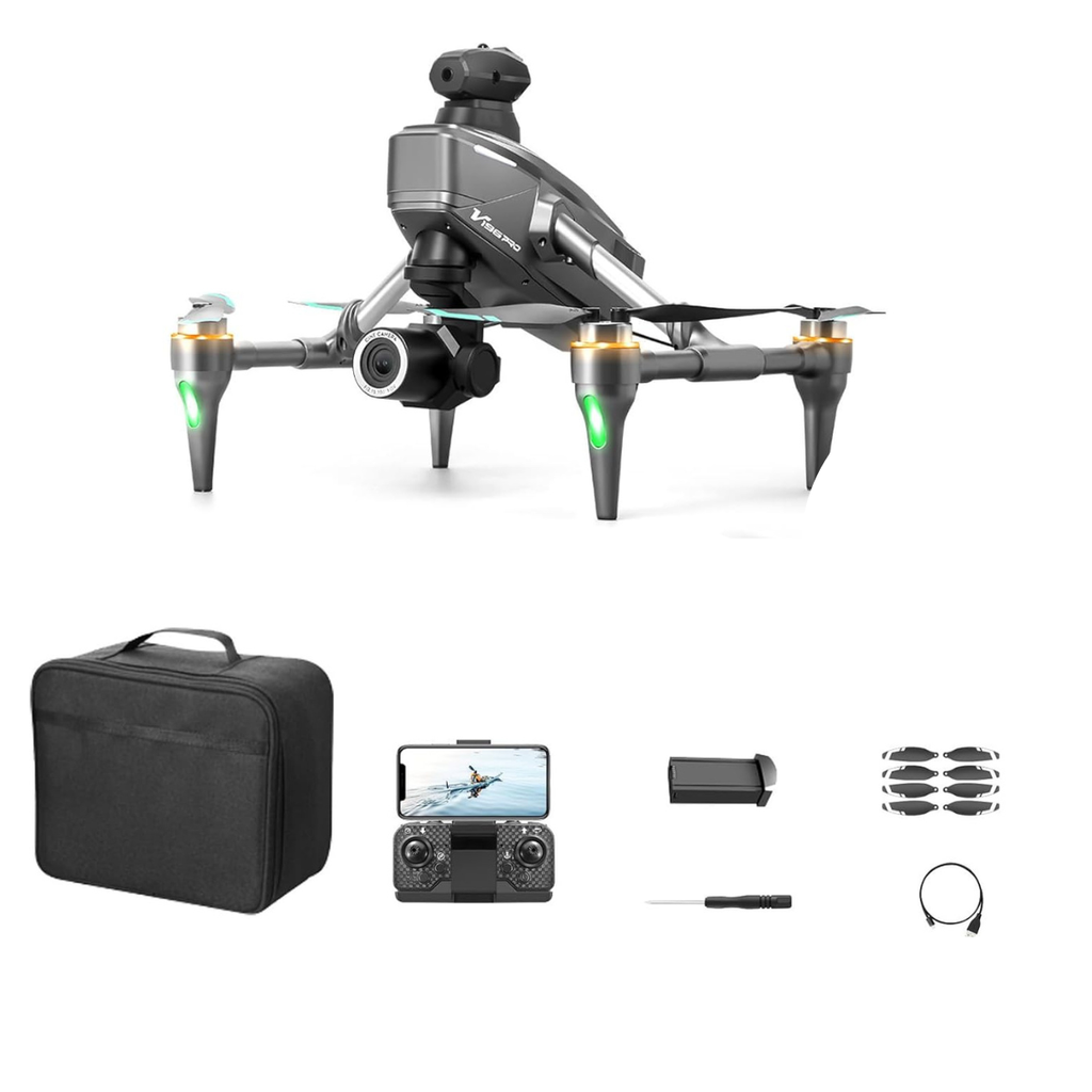 Dron Cámara Dual LED