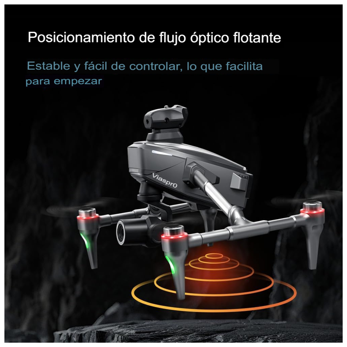Dron Cámara Dual LED