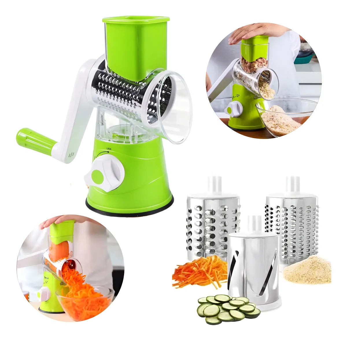 Rallador Cortador Verduras Manual