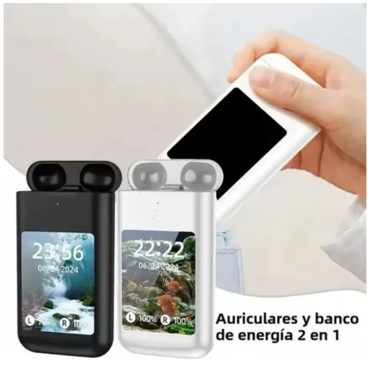 Auriculares Deportivos Con Pantalla LED