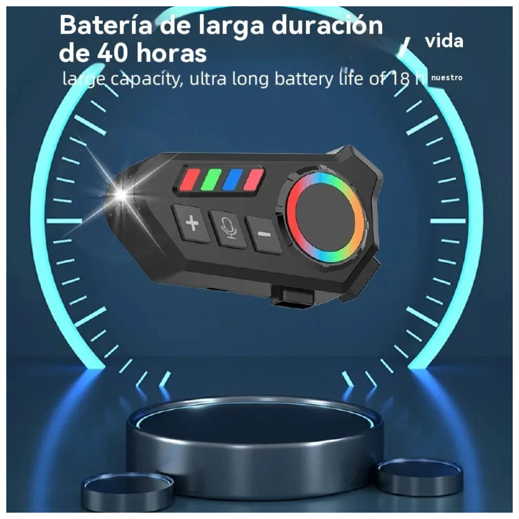 Intercomunicador G para Casco de Moto