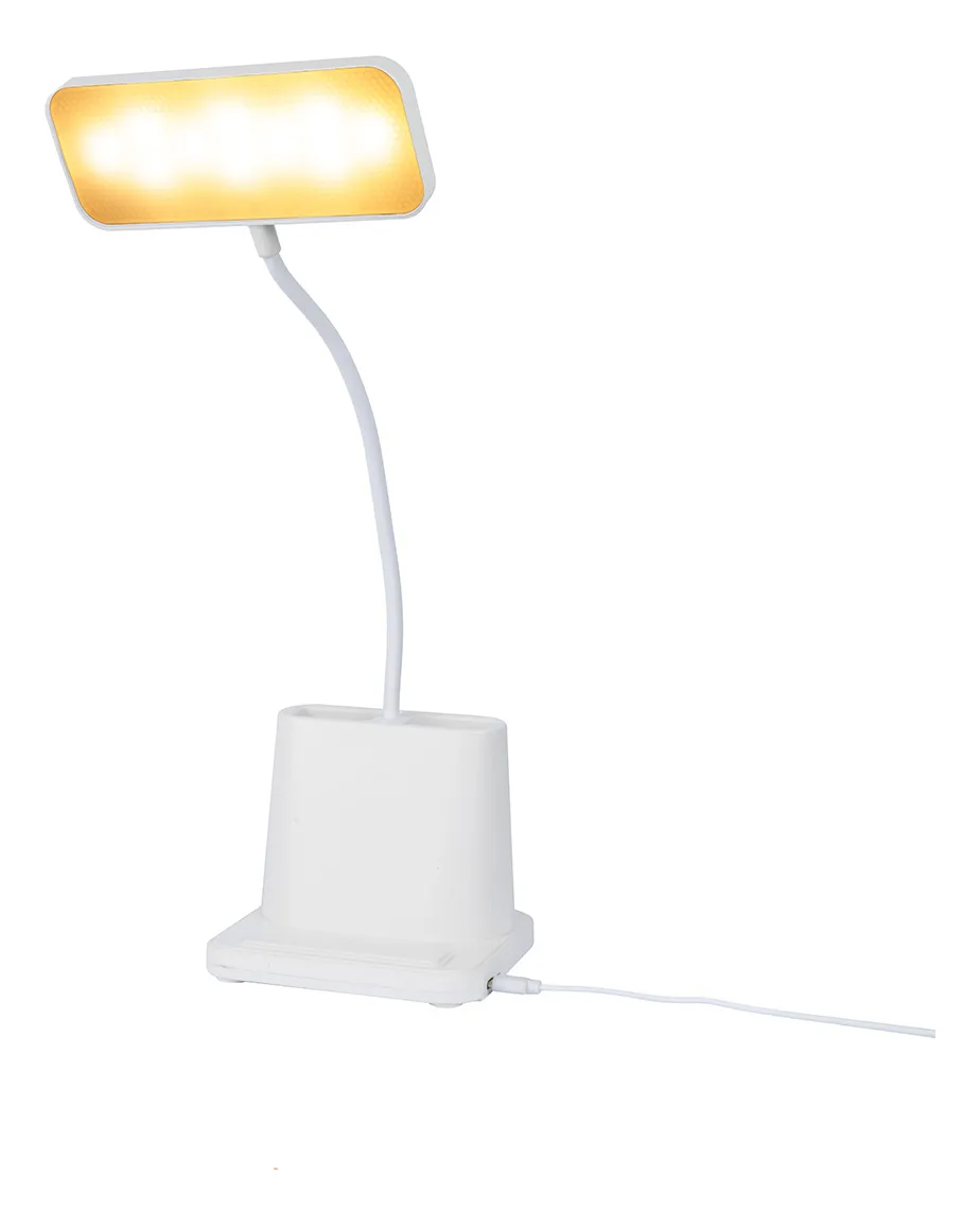 Velador LED con Puerto USB Ajustable