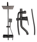 Columna de Ducha Exterior Negra