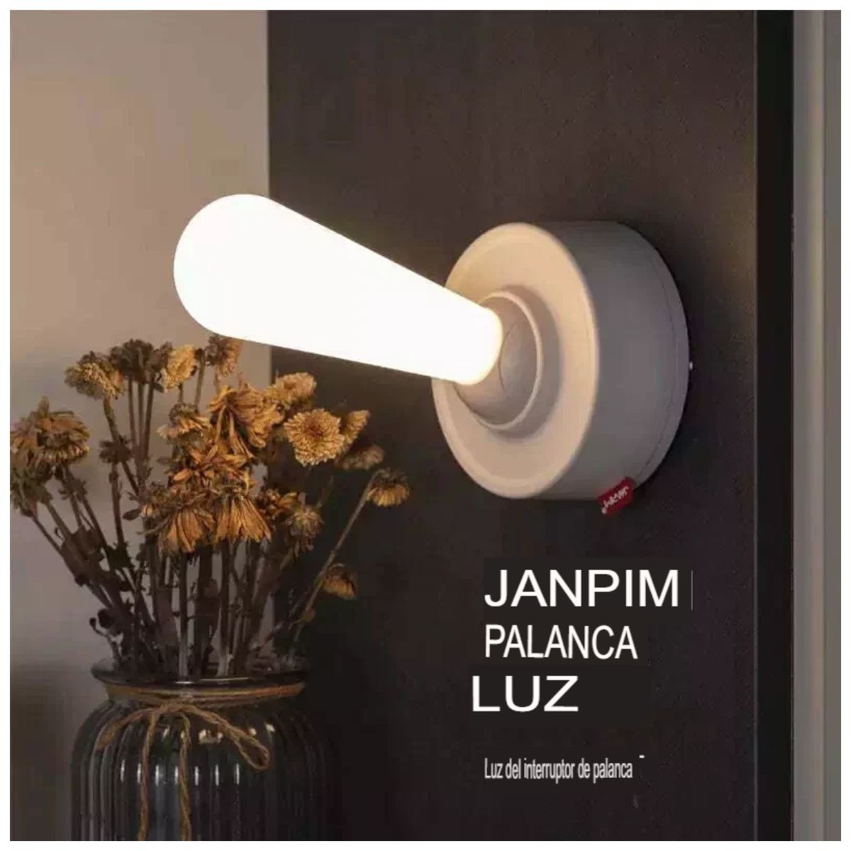 Luz Nocturna LED de Palanca