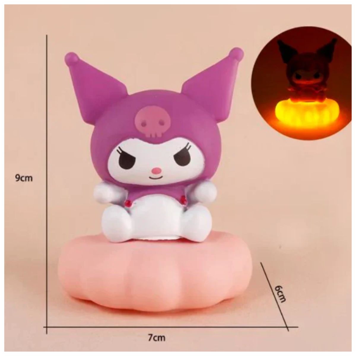 Lampara Kuromi Nube Nocturna LED