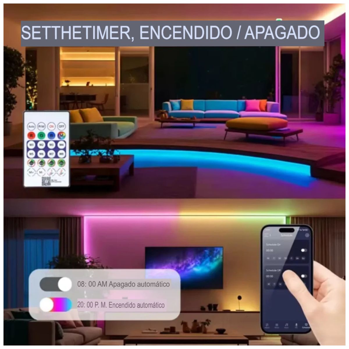 Tiras Luces Neón 5 M