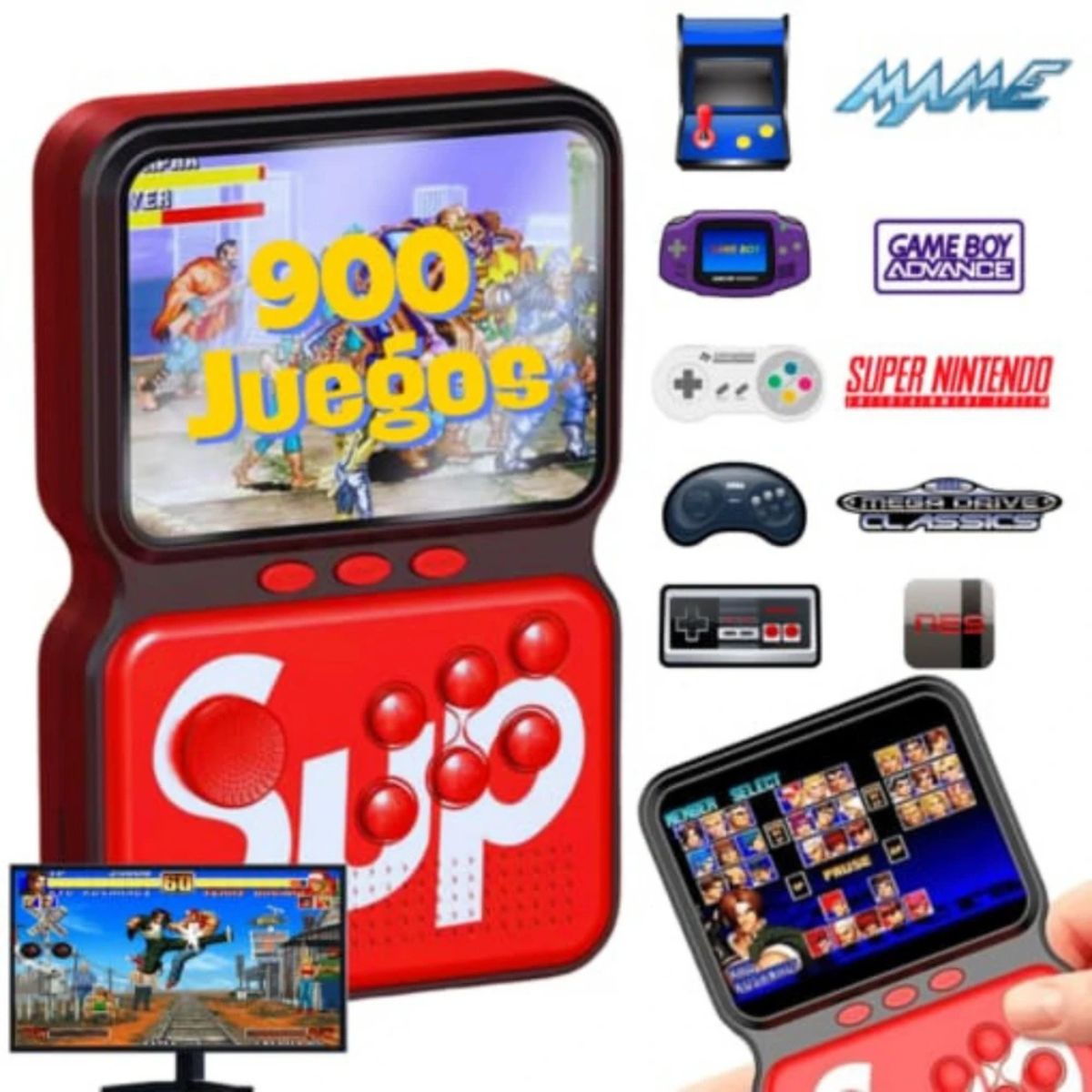 Consola Portatil Retro-Emulador Sup