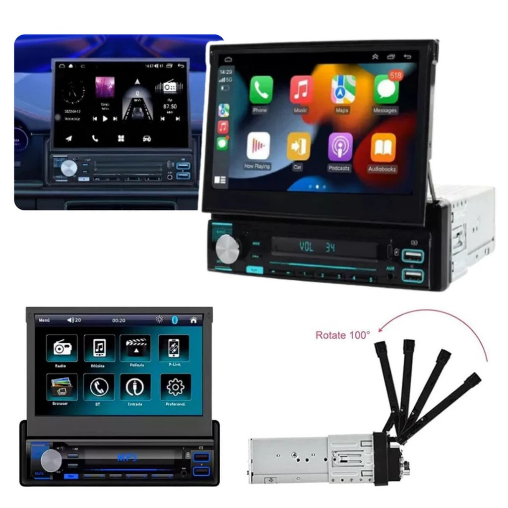 Estéreo para Auto + 7" Pantalla