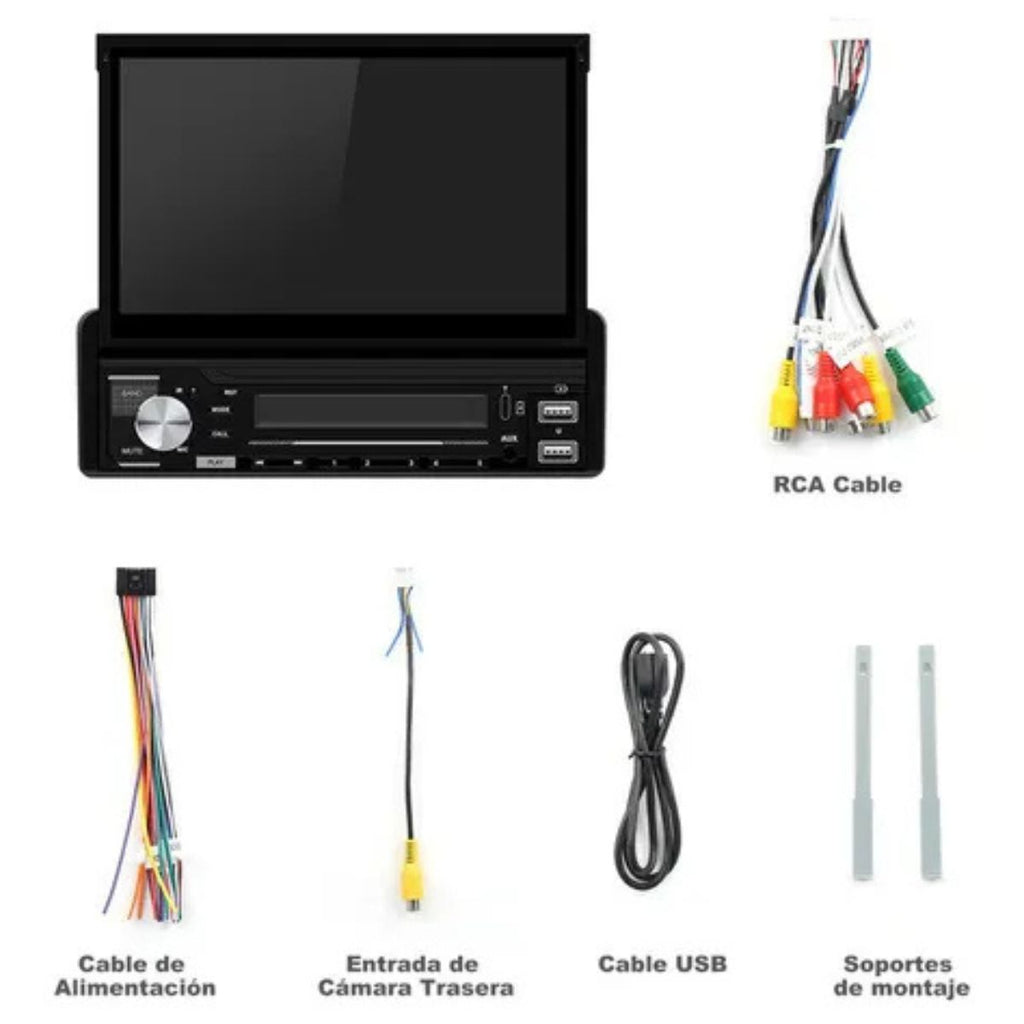 Estéreo para Auto + 7" Pantalla