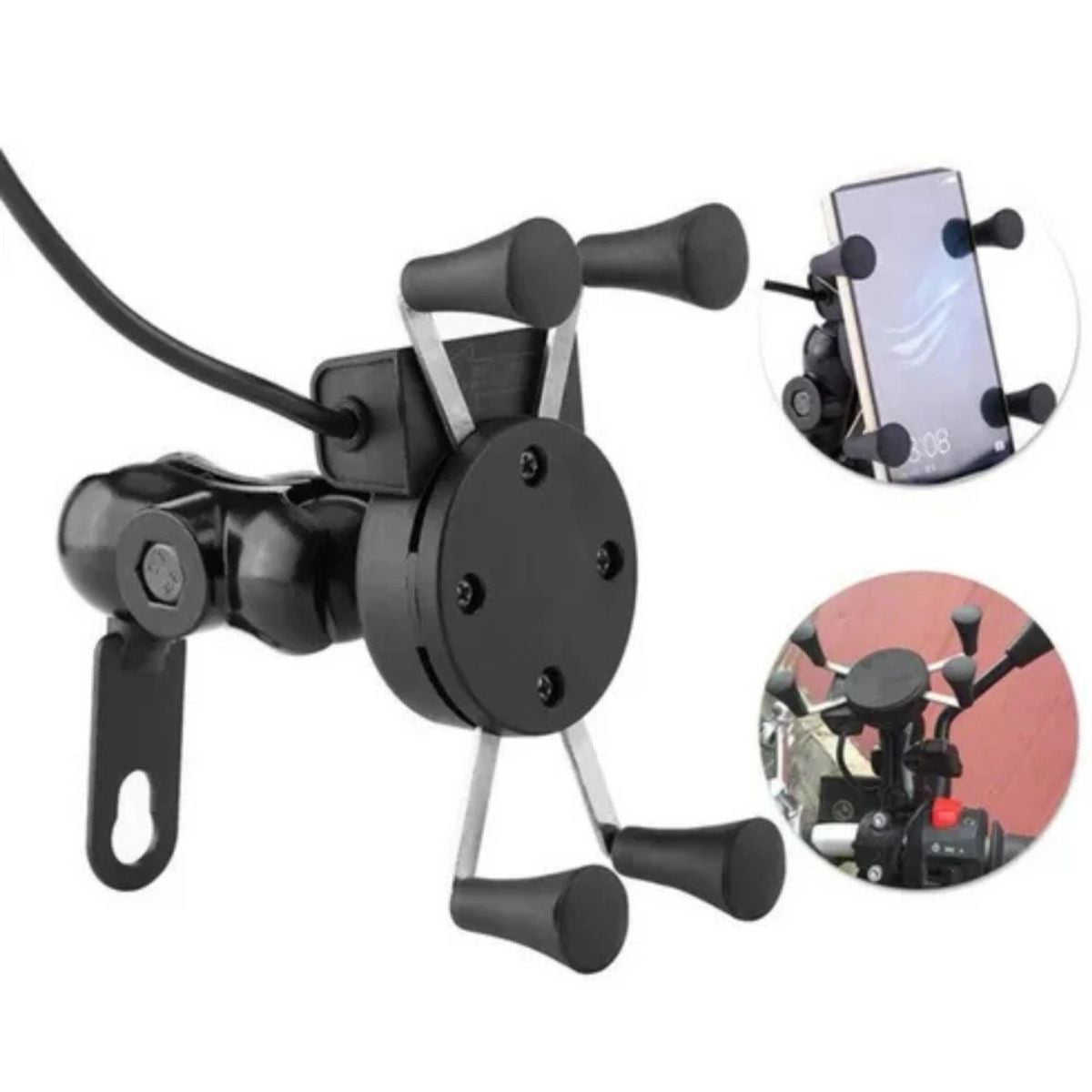 Cargador Inalámbrico Soporte Tipo Garra