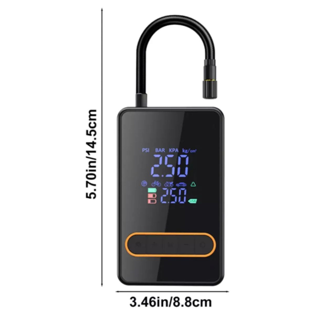 Compresor de Aire Digital 6000 mah