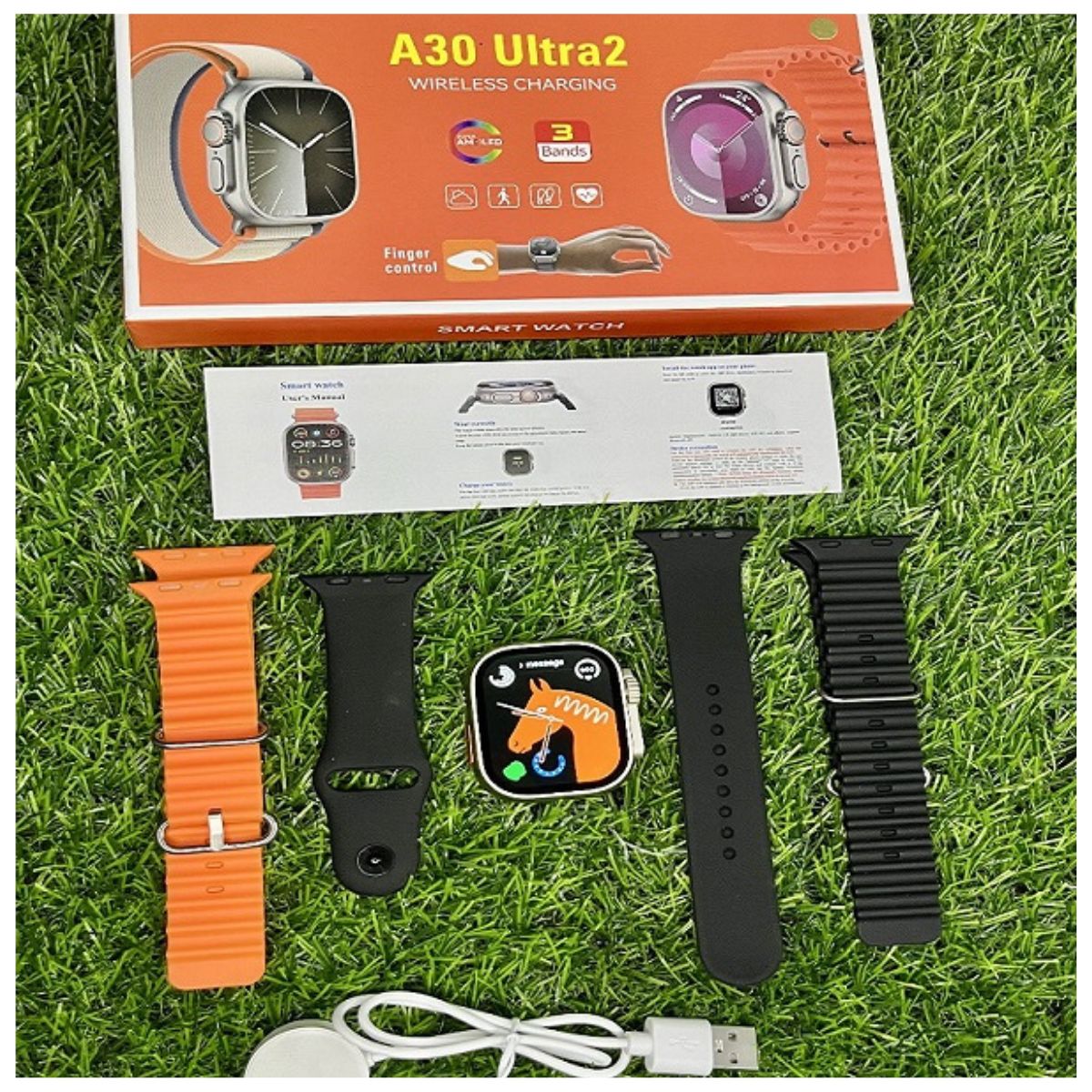 Reloj Smartwatch A30 + 3 Mallas