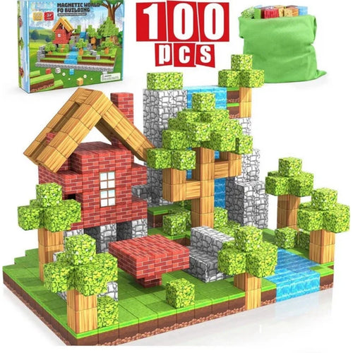 Bloques magnéticos Minecraft