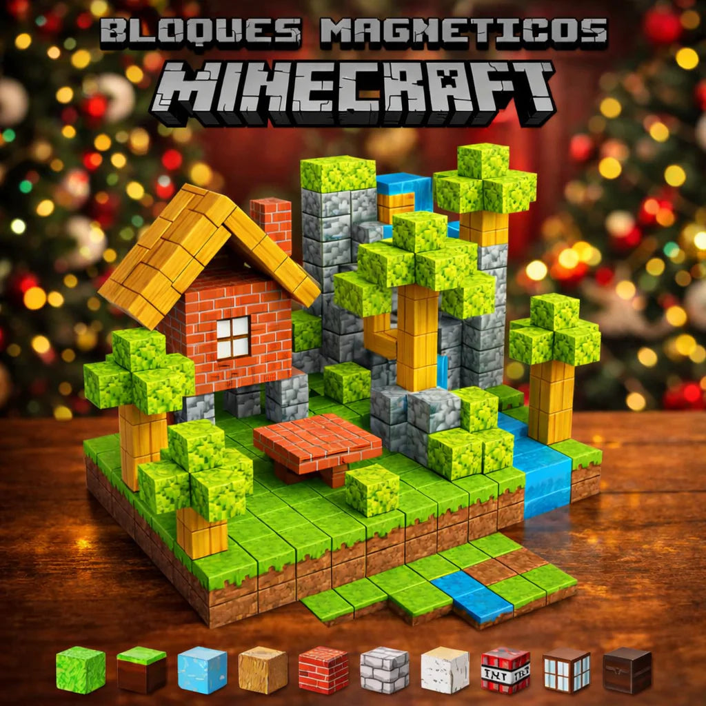 Bloques magnéticos Minecraft