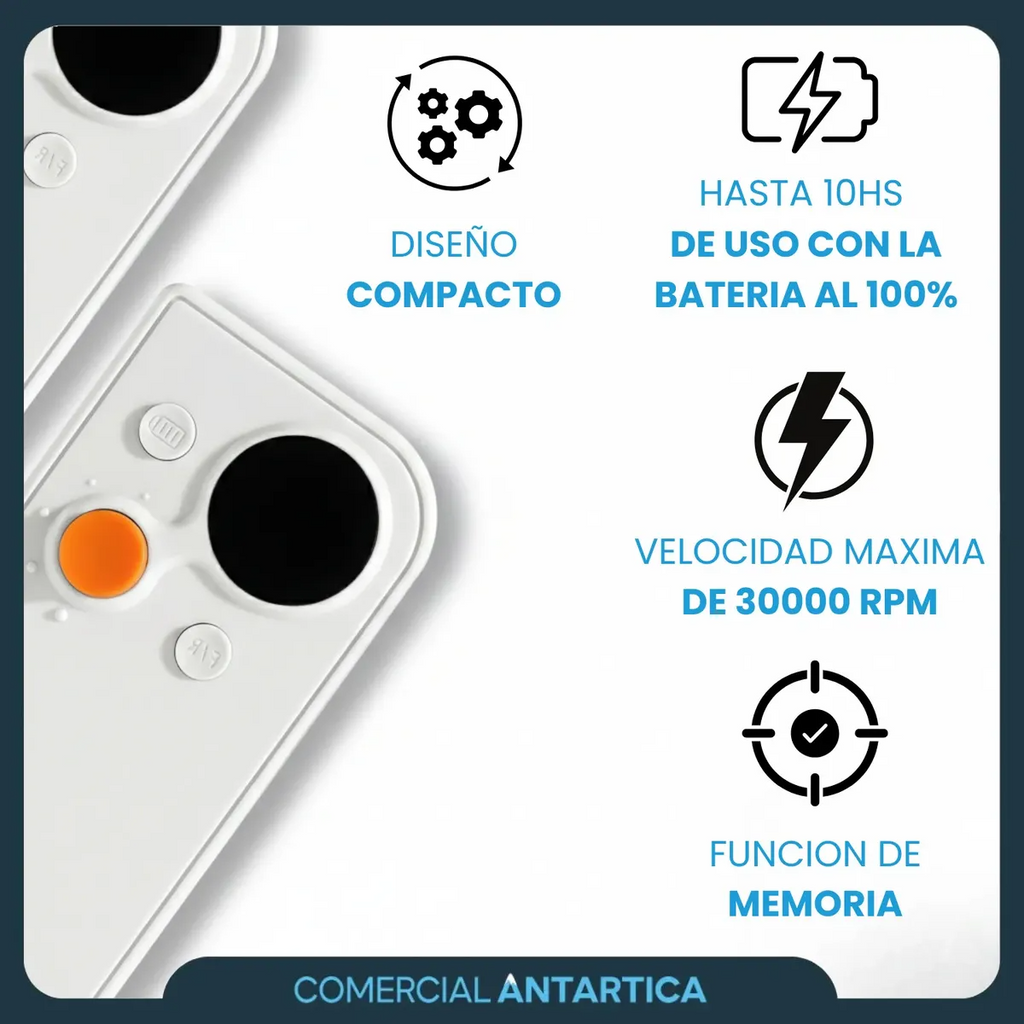 Torno De Uñas 30000 Rpm Portátil