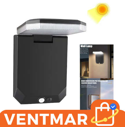 Lampara Solar Sensor Exterior